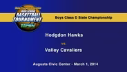 Valley vs. Hodgdon Boys Class D State Championship