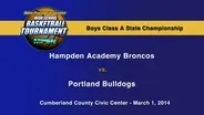 Hampden Academy vs. Portland Boys Class A State Championship