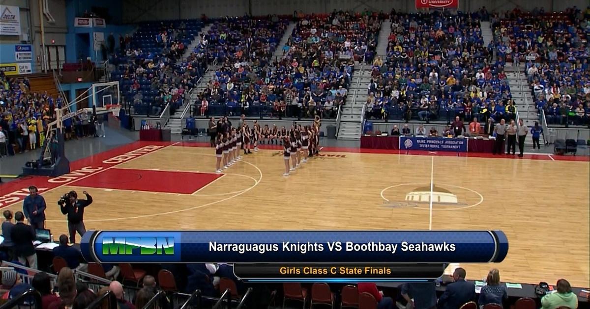 Maine High School Basketball Tournament Narraguagus vs Boothbay Girls
