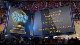 Video thumbnail: Maine High School Basketball Tournament Houlton vs. Gray-New Gloucester Girls Class B State Final