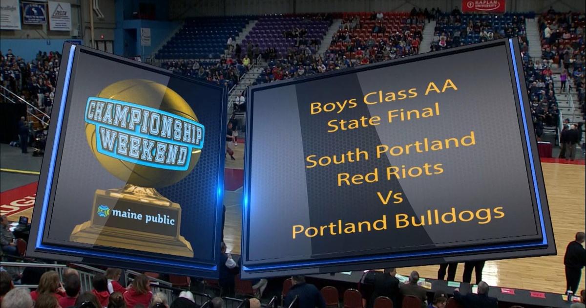 Maine High School Basketball Tournament Portland vs. So. Portland