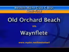 Old Orchard Beach vs. Waynflete Boys Class C Semifinal