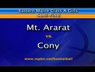 Cony vs Mt. Ararat Girls Class A East Semifinal