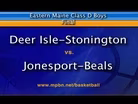 Deer Isle-Stonington vs Jonesport-Beals Boys Class D Final