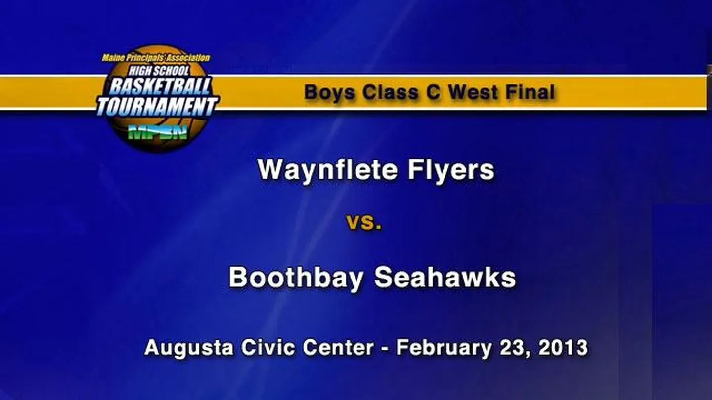 Waynflete vs Boothbay Boys Class C West Final 02/23/13