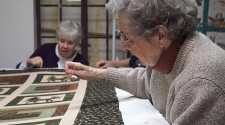 Video thumbnail: Curiously Adirondack The Fabric Of Friendship: Old Forge's Pointed Pine Quilters 