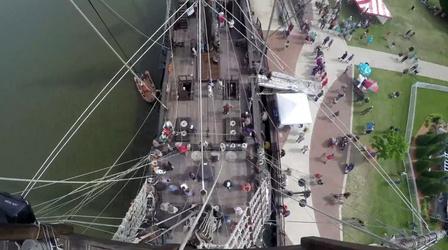 Video thumbnail: Delta College Public Media Presents Sailing Into the Past | Trailer - Tall Ships Celebration