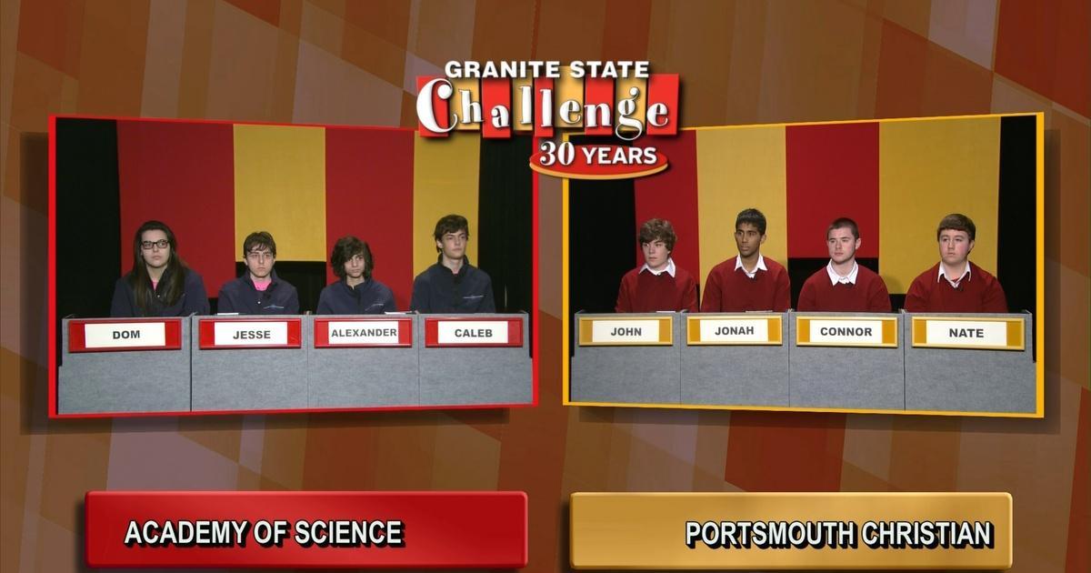 Granite State Challenge | Academy of Science and Design Vs. Portsmouth ...