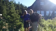 Hiking up to Mizpah