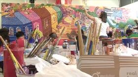 Video thumbnail: WETA Neighborhoods 11th Street Bridge Park Mural Project