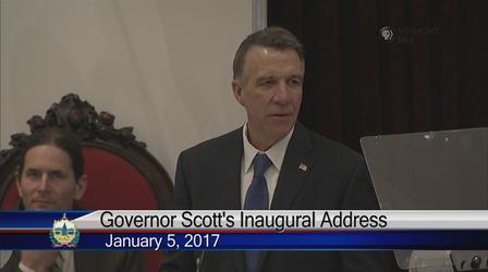 Video thumbnail: Vermont PBS Specials Governor Scott's Inaugural Address 2017