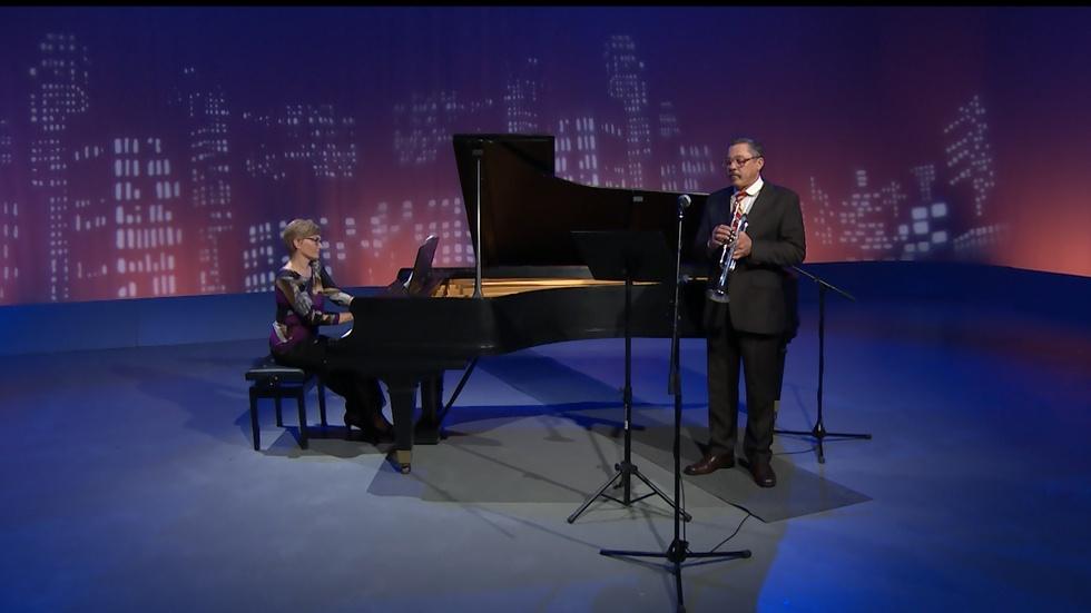 The Parsons-Sobkowska Duo Perform in the WFSU Studio image