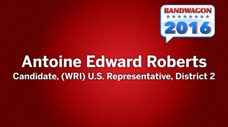 Video thumbnail: WFSU Perspectives 2016 Bandwagon GE: Antoine Edward Roberts