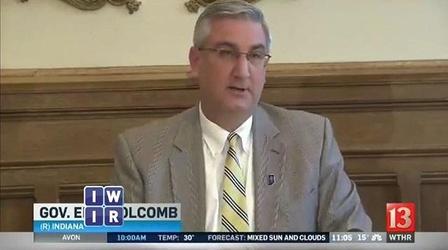 Video thumbnail: Indiana Week in Review Governor Holcomb Makes a Splash - February 10, 2017