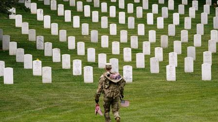 Video thumbnail: PBS NewsHour Remembering and honoring the nation’s fallen on Memorial Day