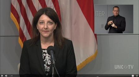 Video thumbnail: NC Emergency Management and Weather 06/30/20 Coronavirus Briefing Q&A (English)