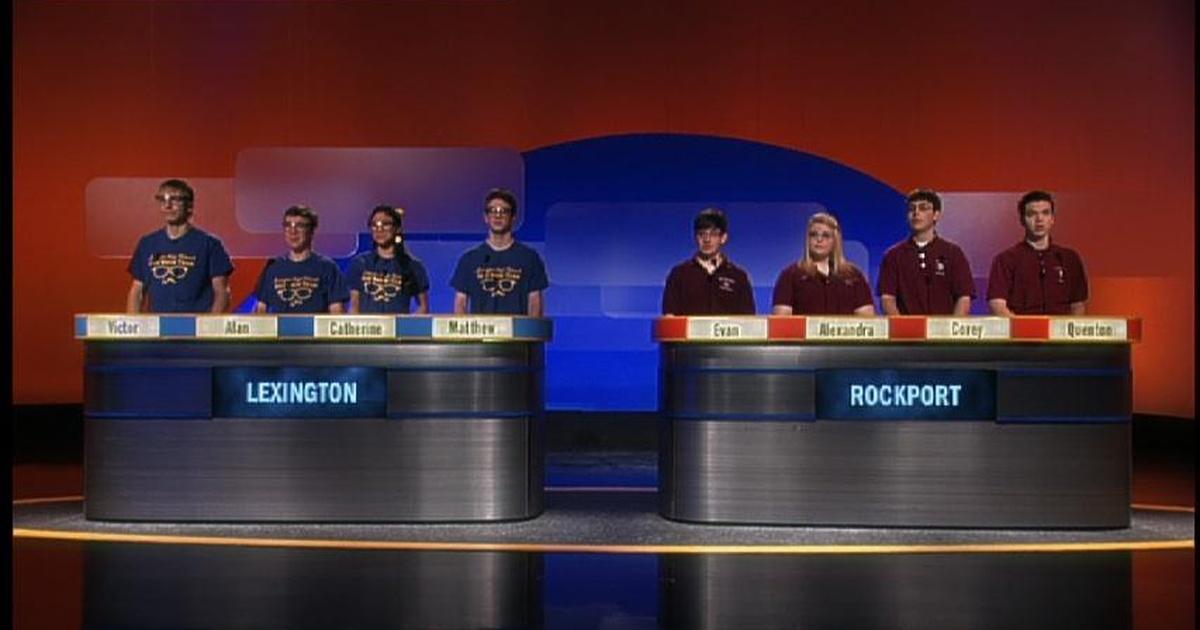 High School Quiz Show The Semifinals Lexington meets Rockport (414) Season 4 Episode 414