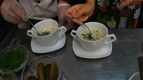 Video thumbnail: Neighborhood Kitchens Neighborhood Kitchens: Cafe Polonia's Dill Pickle Soup