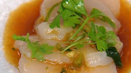 Video thumbnail: Neighborhood Kitchens Neighborhood Kitchens: Chef Garcia's Taylor Bay Scallops