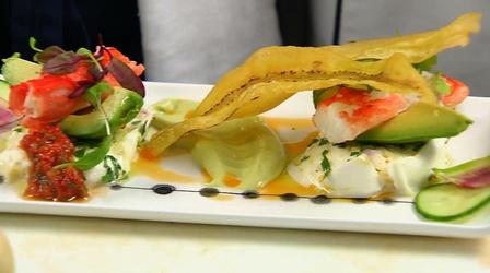Video thumbnail: Neighborhood Kitchens Neighborhood Kitchens: Scampo's King Crab Mozzarella