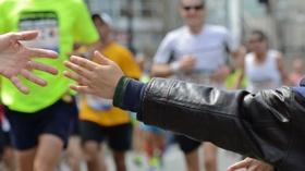 Video thumbnail: WGBH 2016 Boston Marathon, Mile 25: And the Crowd Goes Wild!