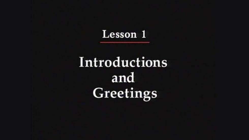 101: Introductions and Greetings image