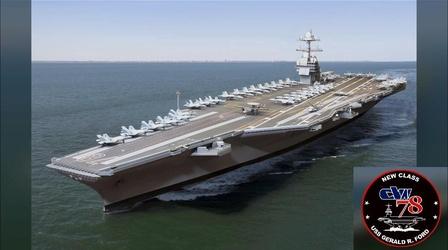 Video thumbnail: Engage Veterans Gerald R. Ford (CVN 78) Keel Laying Ceremony