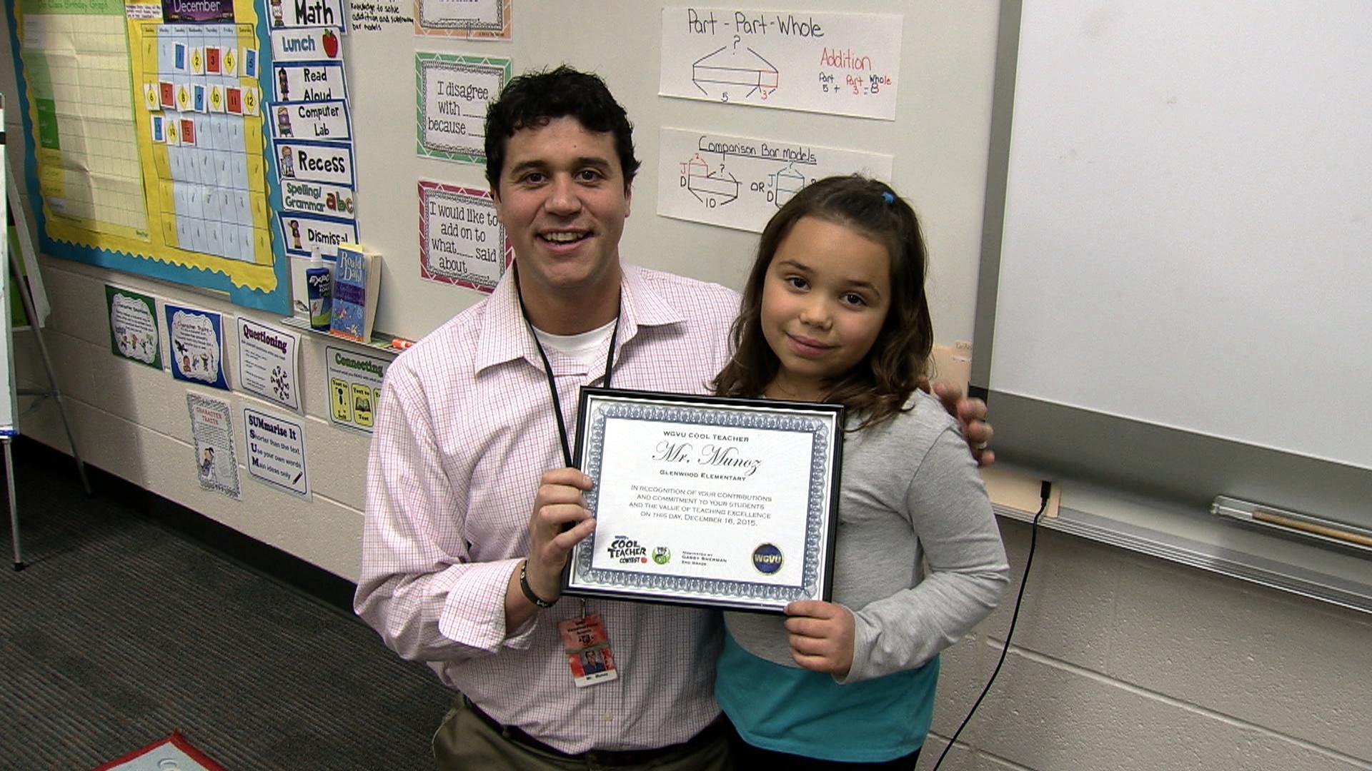 Cool teacher contest mr munoz wgvu presents all arts
