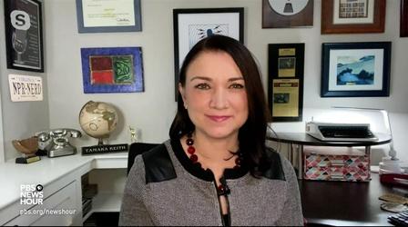 Video thumbnail: PBS NewsHour Tamara Keith and Amy Walter on Biden's executive actions