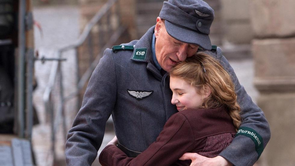 Geoffrey Rush and Sophie Nelisse for "The Book Thief" image