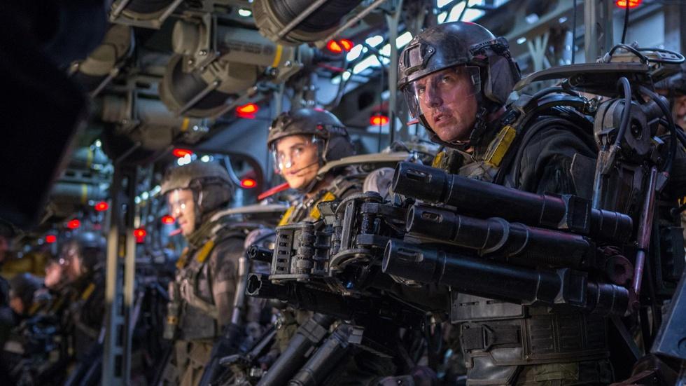 Tom Cruise and Emily Blunt for "Edge of Tomorrow" image