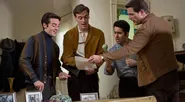 The stars of "Jersey Boys"