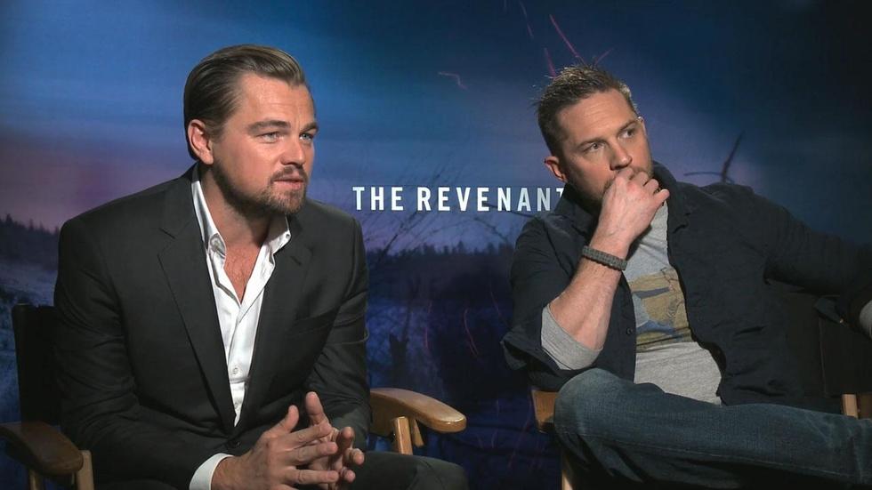 Leonardo DiCaprio & Tom Hardy for "The Revenant" image