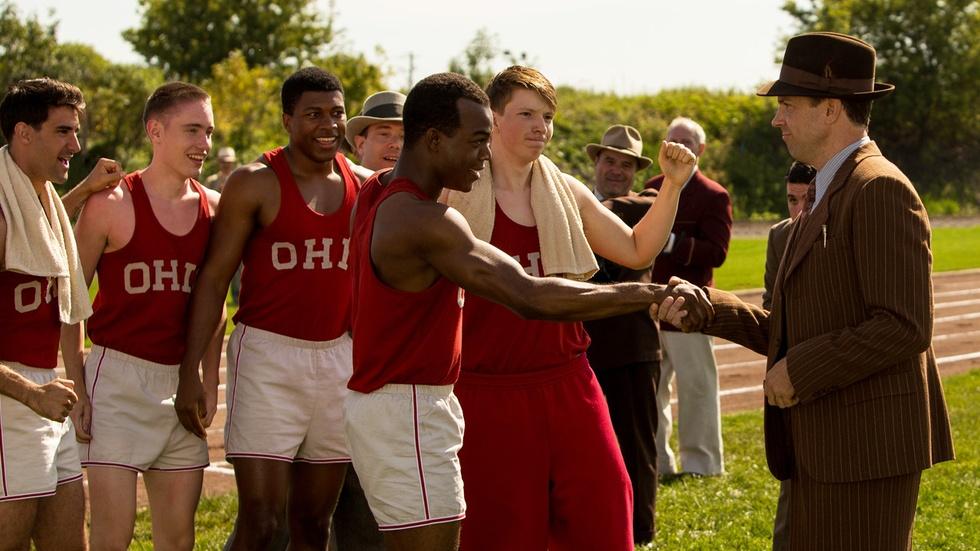 Stephan James and Jason Sudeikis for "Race" image