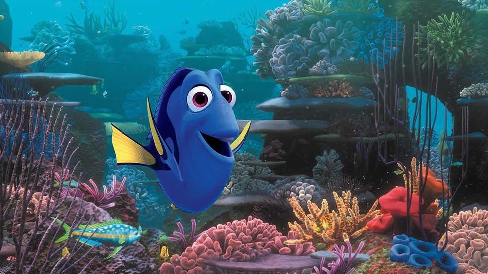 Ty Burrell and Kaitlin Olson for "Finding Dory" image