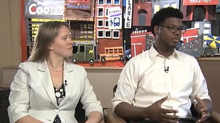 Video thumbnail: Public Media Commons Atnre Alleyne & Tatiana Poladko, American Graduate Champions