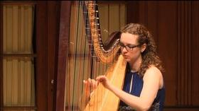 Video thumbnail: On Stage at Curtis Graduation Recital by Harpist Anna Odell