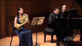 Video thumbnail: On Stage at Curtis Hornist Dana Cullen's Graduation Recital