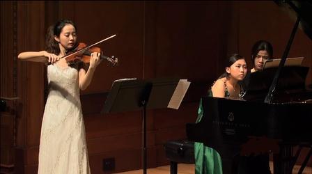 Video thumbnail: On Stage at Curtis Student Recital: Brahms and Saint-Saëns