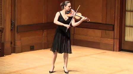 Video thumbnail: On Stage at Curtis Bach's Sonatas and Partitas for Solo Violin