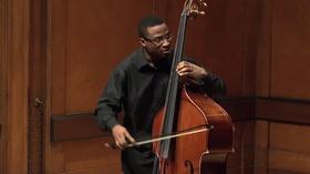 Video thumbnail: On Stage at Curtis Double Bassist and Composer Xavier Foley Graduation Recital