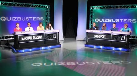 Video thumbnail: QuizBusters Marshall Academy vs. Springport | #2818