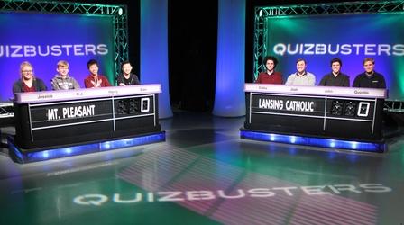 Video thumbnail: QuizBusters Mt. Pleasant vs. Lansing Catholic | #2845