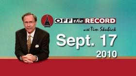Video thumbnail: Off the Record September 17, 2010