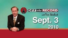 Video thumbnail: Off the Record September 3, 2010