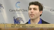 The University of Memphis Tigers Coach Josh Pastner