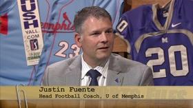Video thumbnail: Sports Files Football Coach Justin Fuente of The University of Memphis