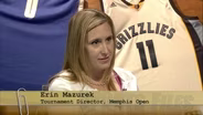 Tournament Director for the Memphis Open, Erin Mazurek