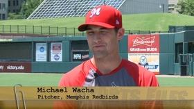 Video thumbnail: Sports Files Memphis Redbirds Pitcher Michael Wacha