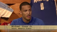 The University of Memphis Basketball Guard Michael Dixon